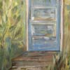 Sininen ovi, 100x100, ljy, 2009